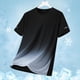 thumbnail image 1 of Blusas y camisas de manga corta y cuello redondo para hombre. Camisa informal de poliéster de cuello redondo, cómoda y lisa., 1 of 3