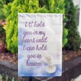 thumbnail image 3 of America Forever I'll Hold You in My Heart Garden Flag - In Loving Memory, Dove Religious Memorial Cemetery Bereavement 12.5 x 18 inches Flag, Seasonal Yard Outdoor Decorative Double Sided Flag, 3 of 3