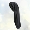thumbnail image 4 of MRLESS Stretchy Silk Sleep Cap with Wide Brim for Comfortable Nighttime Wear, 4 of 6