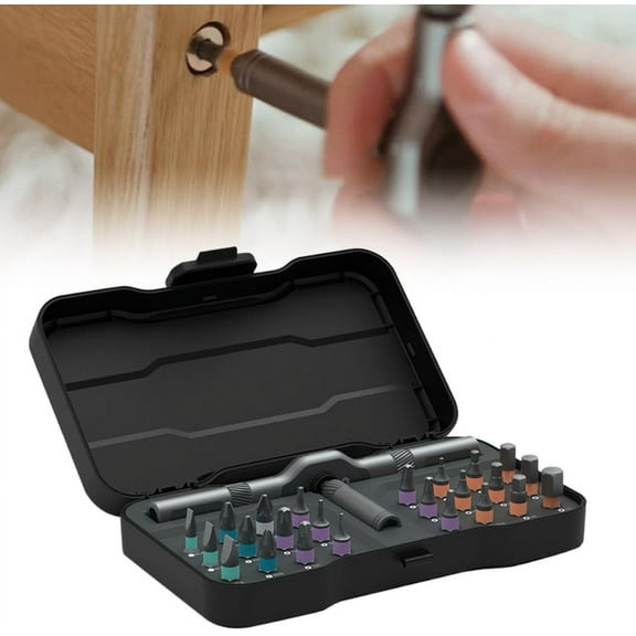 Screwdriver 24 in 1, 2025 New 24 in 1 Magnetic Screwdriver Set, Multi-Purpose 24 In 1 Ratchet Wrench Screwdriver, Multi-function Magnetic Wrench Tool Combination Set