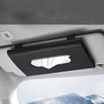 thumbnail image 3 of Box, Car Accessories Leather Accessories Paper Holder Tissue Paper Tissue Box - Black, 3 of 8