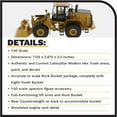 thumbnail image 4 of Diecast Masters 1:50 Caterpillar 966GC Wheel Loader | High Line Series Cat Trucks & Construction Equipment | 1:50 Scale Model Diecast Collectible Model 85682, 4 of 9