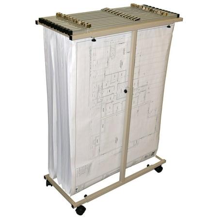Condition photo showing New/Like New for adir corp. 614 mobile vertical plan center for blueprints - sand beige (b004b9ykaw)