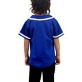 thumbnail image 3 of Lappel Kids Baseball & Softball Button Down Jersey for Children Sports & League Team Uniforms Hipster Shirts Made in USA, 3 of 4