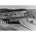 thumbnail image 2 of Service Station Of The German Autobahn A Four Lane Divided Highway With Entrance And Exit Ramps. Ca. 1938., 2 of 2