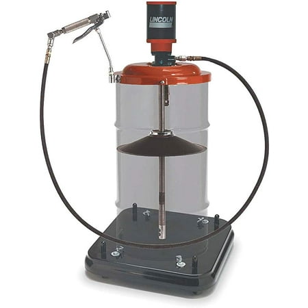 

Lincoln 9917 - 50:1 120 LB. (54 KG) Heavy Duty Portable Air Operated Grease Pump With Caster Base