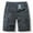 Dark Blue, variant on Tejiojio Men's Classic-Fit Cargo Shorts Fashion Men's Pocket Zipper Buttons Solid Leisure Time Tooling Short Pants