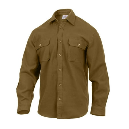 - Extra Heavyweight Brawny Flannel Shirt, Solid Colors