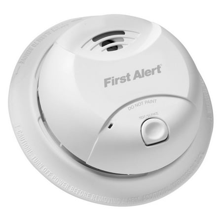 First Alert 0827B White 10 Year Ionization Smoke (Best Place To Put Smoke Detectors In House)