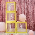 thumbnail image 6 of Efavormart 4 Pack - 5" Iridescent Pre-punched Decorative Numbers with Sticky Dots Make Your Own Banner for Birthdays and Weddings, Party Decoration Supplies - 7, 6 of 10