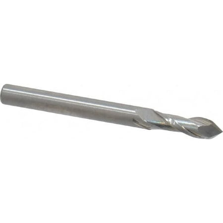 

Melin Tool 3/16 Diam 5/8 LOC 2 Flute 90° Point Angle Solid Carbide Drill Mill Uncoated 2 OAL 3/16 Shank Diam