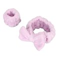thumbnail image 1 of Headbands Wristbands Kit, High Elasticity Easy Cleaning Cute Multipurpose Face Wash Headband Wristband Set  For Makeup For Women For Exercise, 1 of 8