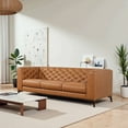 thumbnail image 2 of Miekor Furniture Fargo Tan Leather Sofa MK2546, 2 of 10