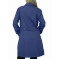 thumbnail image 3 of Panda Uniform by HeedFit 36" Notch Collar Women’s Lab Coat – 5XL Navy, 3 of 7