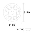 thumbnail image 5 of Lámpara De Techo, Luz Ideal, Plafón P-26 Madera., 5 of 5