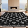 thumbnail image 2 of Design&I 2'x3' Washable Accent Rug Serpent With Scaled Reptile Tile Layout Snake Animal Vintage Playful Expressive for Kitchen, Pet Station, Friendly & Non-Slip Built-In Grip, 2 of 7