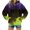 Yellow(Style 39), variant on NuoCaiYun Fall Winter Sweatshirts for Men and Women Hooded Sweater Flame Printed Pullover Blouse with Pocket