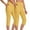 Yellow, variant on Breezora Women's Stretchy High Waist Yoga Pants Set Summer Lightweight Workout Capris with Comfortable Waistband L Size Beige