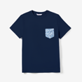 thumbnail image 2 of PatPat Ensembles Assortis pour la Famille : Robe à Petites Fleurs à Encolure Fendue, Buste Froncé, Bretelles et T-Shirt Bleu Marine, 2 of 6