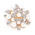 thumbnail image 3 of Broche Diamant, Broche Perle Perle Diamant Broche Cristal Ultra Responsive, 3 of 12