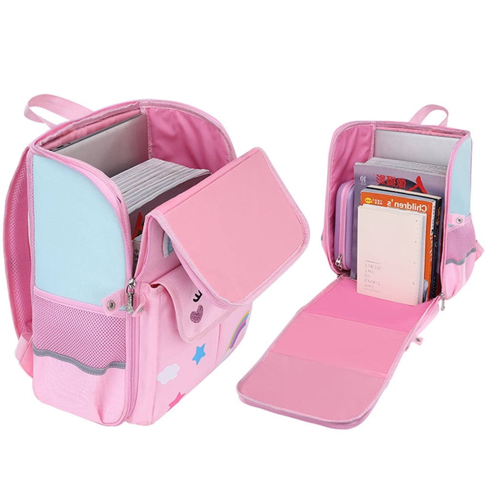 Kadyn 16.14" Girls Backpack, Elementary Bookbag with Lunch Bag and Pencil Bag, Unicorn Kids Backpack for Children, Pink Kadyn 16.14" Girls Backpack, Elementary Bookbag with Lunch Bag and Pencil Bag, Unicorn Kids Backpack for Children, Pink