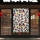 thumbnail image 4 of Cortina de puerta de Mickey Mouse, cortina opaca para puerta de 34 x 57 pulgadas, cortina divisoria de privacidad para decoración del hogar, dormitorio, cocina, 2 paneles, 4 of 6