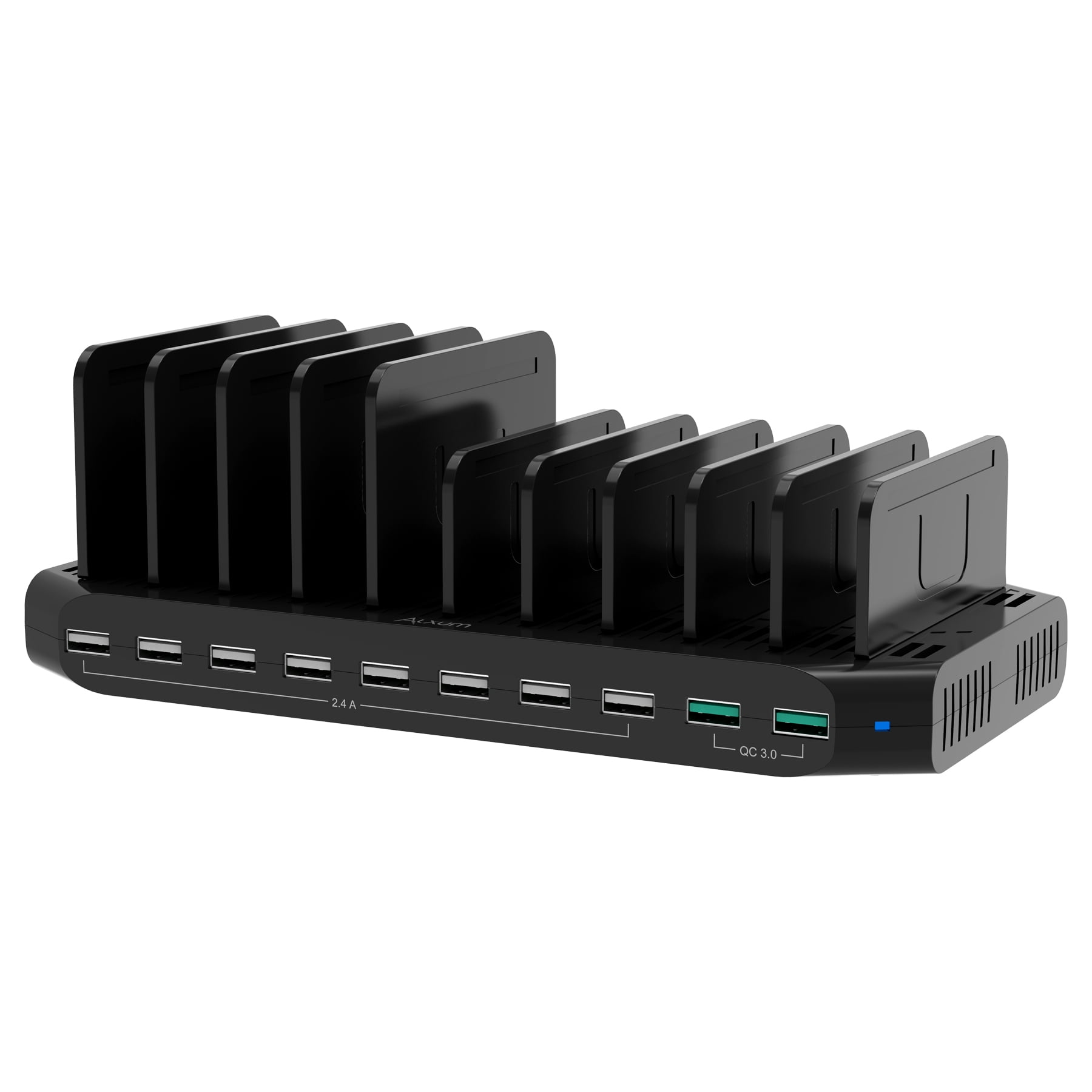 UNITEK ipad Charging Station, 96W 10Port USB Charging Dock Hub with Quick Charge 3.0, Charging