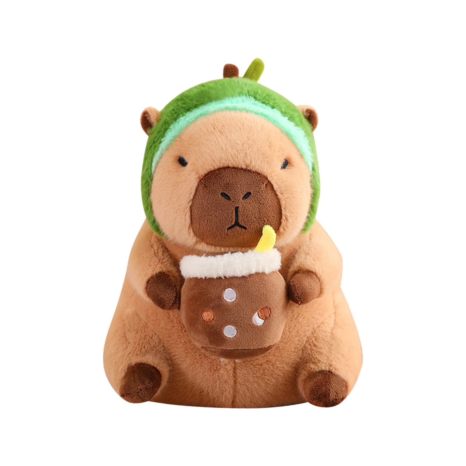 LeeQinersw Capybara Doll Living Room Decoration Birthday Gifts Accompany Sleep Toy for Boys Avocado 40cm