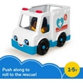 thumbnail image 2 of Fisher-Price Little People Ambulance Push-Along Vehicle, 2 of 6