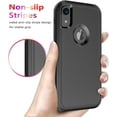 thumbnail image 4 of Diverbox for iPhone Xr Case [Shockproof] [Dropproof] [Dust-Proof],Heavy Duty Protection Phone Case Cover for Apple iPhone XR (Black), 4 of 7