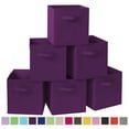 thumbnail image 1 of YOYTOO 6 Pack Collapsible Fabric Cube Storage Bins, 11" Collapsible Cube Organizer Baskets Bins, 1 of 7