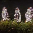 thumbnail image 1 of 3 PCS Christmas Penguin Acrylic 50 LEDs Light Up Outdoor Figurine Decor (Small), 1 of 6
