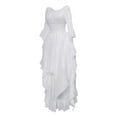 thumbnail image 5 of Vestido camisero irlandés con mangas acampanadas y corsé para mujer - Vestido gótico retro de manga larga, disfraz de cosplay, ocasiones versátiles, 5 of 5
