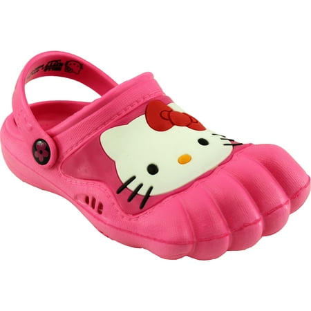 Sanrio Hello  Kitty  Girls Pink Silly Feet  Clogs 01071 