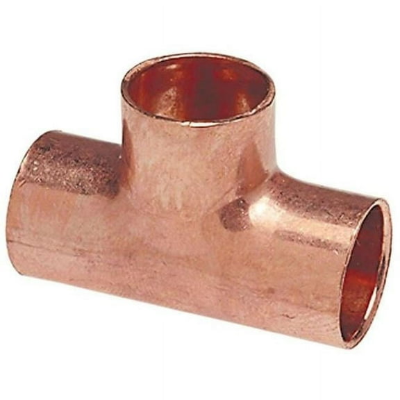 Nibco Reducing Tee,Wrot Copper,2"x2"x1-1/4" 9102850
