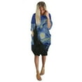 thumbnail image 3 of CLOOCL Van Gogh The Starry Night Dress 3D Printed Long Sleeve Skirts Street Wear Loose Party Dress, 3 of 4