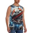 thumbnail image 2 of Ghostbusters Logo Men's Tank Top Lightweight Summer Sleeveless Tee Shirt Muscle Tank Tops Workout T-Shirts Casual Athletic Undershirts, 2 of 7