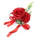 thumbnail image 1 of Uxcell Pulsera de Muñeca de Flor Artificial Paquete de 1 Rosa para Novia y Novio Decorativa 10x12cm Roja, 1 of 5
