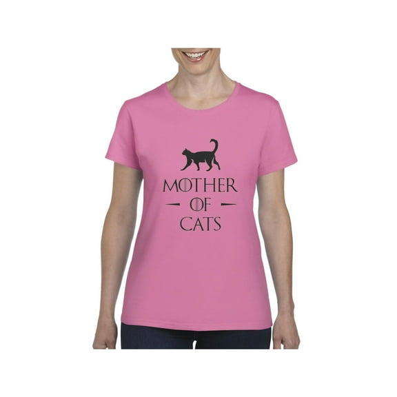 Women's T-Shirt Short Sleeve - Mother Of Cats
