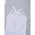 thumbnail image 4 of CHICTRY Kids Girls Ballet Lyrical Dance Leotard Cutout Back Dress Dancewear White 13-14, 4 of 7