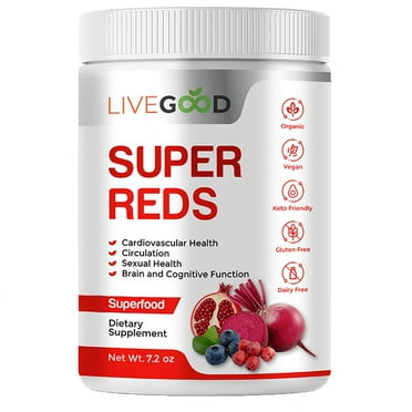 LiveGooD Organic Super Reds Dietary Supplement, 1 Count