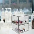 thumbnail image 4 of BESTYASH 2Ud Organizador Apilable Transparente Para Cosméticos Y Almacenamiento De Toallas, 4 of 8