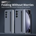 thumbnail image 6 of Dteck Case for Samsung Galaxy Z Fold 6 with Slim S Pen, Shockproof PC Case without Front Screen Protector Slim Cover for Galaxy Z Fold 6 5G,Darkgray, 6 of 7