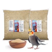 Morning Bird White Proso Millet Bird Seed Bag 18 lbs (2-Pack, 9 lbs Each) – Healthy & Nutritious Bird Food is ideal for Seed Eating Birds - Parakeets, Finches, Cockatiels