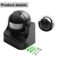 thumbnail image 3 of Wall Mounted PIR Motion Sensor IP54 Waterproof Design Adjustable Range, 3 of 12