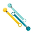 thumbnail image 4 of Clip Sujetador de Chupon de silicón trenza Antsy Pantsy silicon 1 pieza amarillo, azul, azul claro, 4 of 4