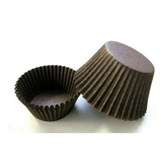 Novacart Brown Disposable Paper Baking Cup 2-1/4" Bottom x 1-7/8" High, Case Of 11400