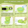 thumbnail image 5 of JBeeCtrl Bubble Machine Dinosaur Bubble Gun with 1 Bubble Solutions Bubbles Machine for Kids Toddles Summer Toy Gift for Kids Bubble Blower(Green), 5 of 7