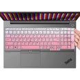 thumbnail image 1 of Funda para teclado Lenovo ThinkPad E15 Gen 4 3 2 T15 T15p T15g L15 Gen 2 1 P51s P52 P52s P53 P72 P73/ThinkPad E580 E590 E595 L580 L590/ThinkPad T570 T575 T580 T590 de 15,6", color arcoíris, 1 of 4