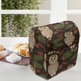 thumbnail image 3 of Animal Art Stand Mixer Cover, Rowan Branches Along Fir Spruce Tree Leaves and Owls Nocturnal Birds, Kitchen Appliance Organizer Bag Cover with Pockets, 5 Quarts, Brown and Multicolor, by Ambesonne, 3 of 4
